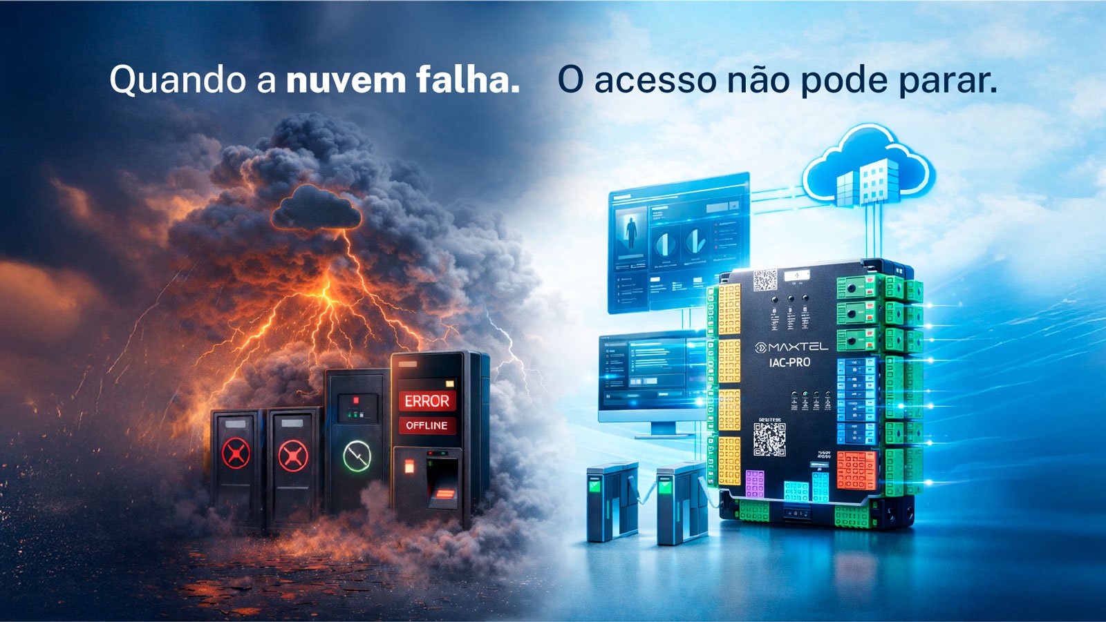 QUANDO A NUVEM FALHA, O ACESSO NÃO PODE PARAR